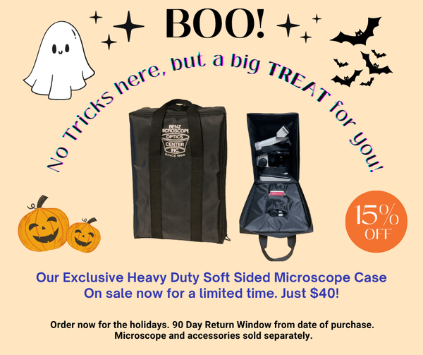 Soft Sided Microscope Case 15% off for a limited time! - Benz Microscope Optics Center