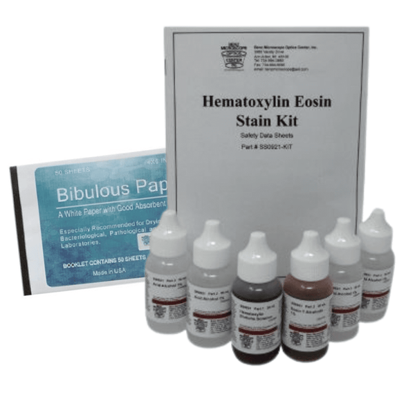 Benz Microscope H&E Stain Kit, Hematoxylin (Ehrlichs) EosinLaboratory SuppliesLaboratory_Stains and ChemicalsBZ0921