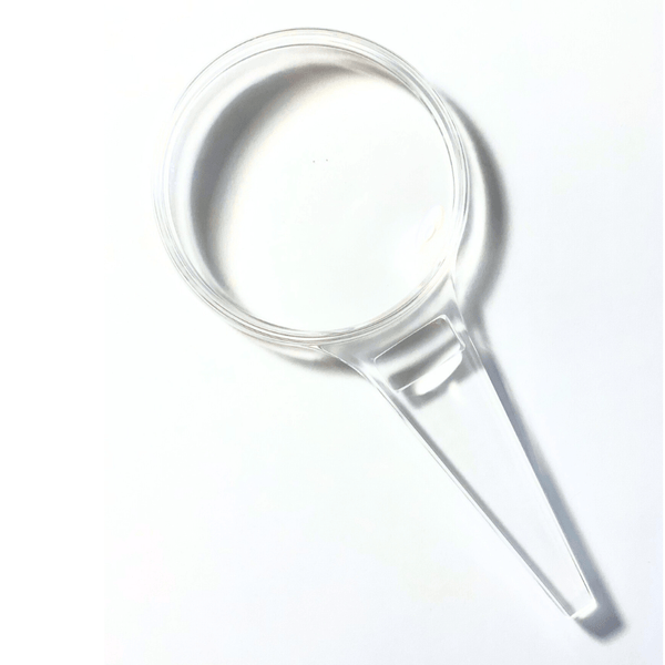 Acrylic Handheld Magnifier, 2x and 5xMagnifying GlassInstructional_Magnifiers5127