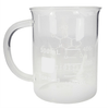 Caffeine Beaker Mug, Borosilicate Glass, 500ml, 16.9 ozMugsGifts_MugsBKM500C