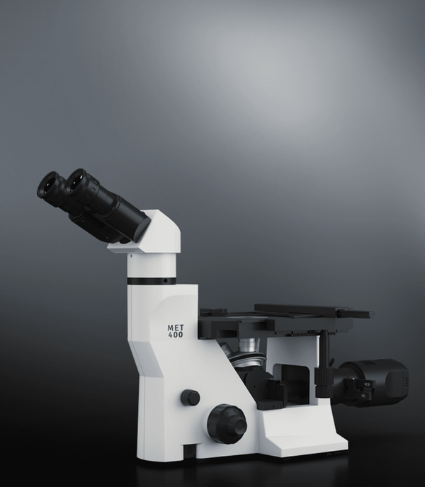 Labomed MET 400 Inverted Metallurgical Microscope_Microscopes_Inverted_Microscopes_Labomed_7129000 side view gray backgound