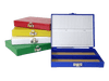 Microscope Slide Storage Box for 3"x1" Standard Slides, 100 Capacity - Benz Microscope Optics Center - 5202 - various colors