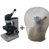 AO OneTen Series Monocular Compound Reconditioned Microscope - Benz Microscope Optics Center -U-AO110M - Used - dust cover