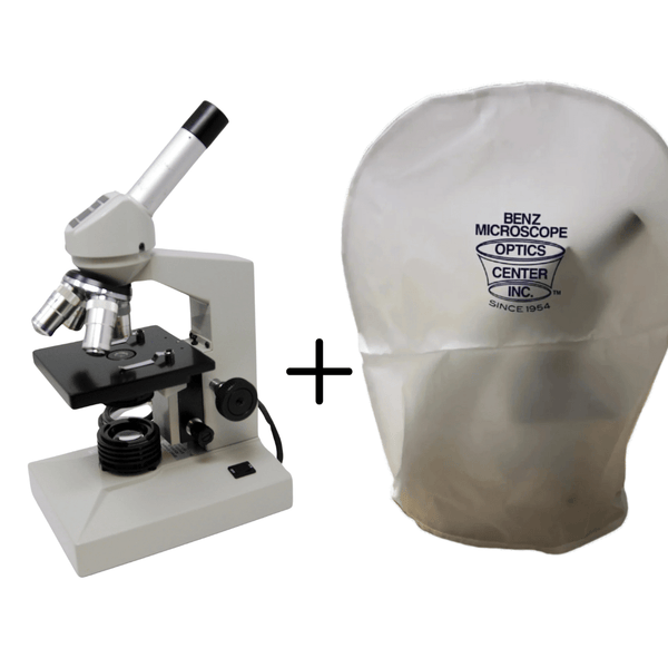 Fisher Micromaster VSHL-4D Monoc, 4x/10x/40x/100x Compound Reconditioned Microscope - Benz Microscope Optics Center- cover