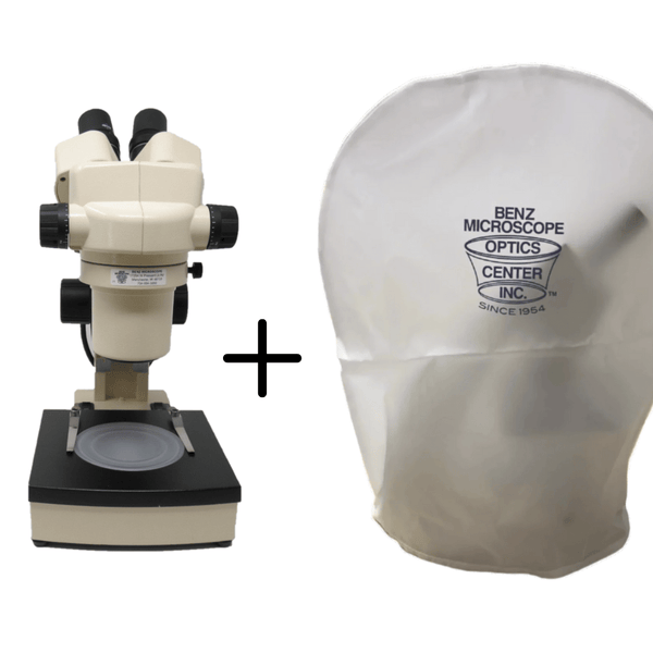 Swift M28 Zoom Stereo Reconditioned Microscope 10x - 40x - Benz Microscope -Used Refurbished -dissecting-White Dust Cover