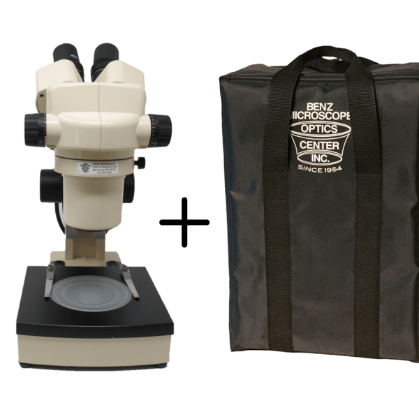 Swift M28 Zoom Stereo Reconditioned Microscope 10x - 40x -Benz Microscope -U-M28HFZ10 Used Refurbished -dissecting-Carry Case