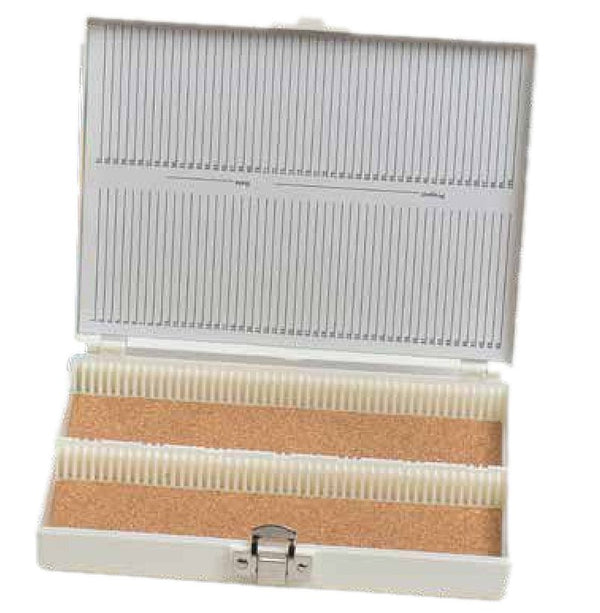 Slide Storage Case, 100 Capacity, PlasticSlide Storage BoxLaboratory Supplies_Slides and Accessories5202 - W