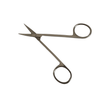 Student Microscopic Scissors, 4.5"L, Polished SS, Curved, Sharp Tips Laboratory Supplies_Tools and Instruments 6550 handle