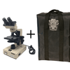 Swift M3304DP Advanced Binocular Microscope, Reconditioned - Benz Microscope Optics Center - U-M3305DP - Used -carry case