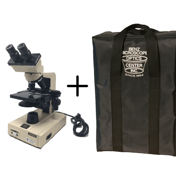 Swift M3304DP Advanced Binocular Microscope, Reconditioned - Benz Microscope Optics Center - U-M3305DP - Used -carry case