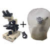 Swift M3304DP Advanced Binocular Microscope, Reconditioned - Benz Microscope Optics Center - U-M3305DP - Used - dust cover