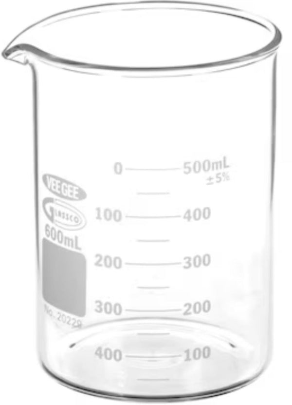 Vee Gee Griffin Style Glass BeakersGlass BeakerLaboratory Supplies_GlasswareVG229 - 50