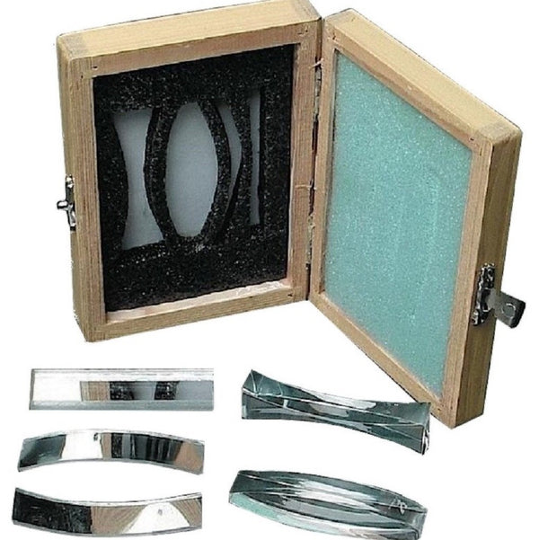 Acrylic Optics Set, 5 pc in Wooden BoxInstructional MaterialsInstructional_Physical SciencesP966