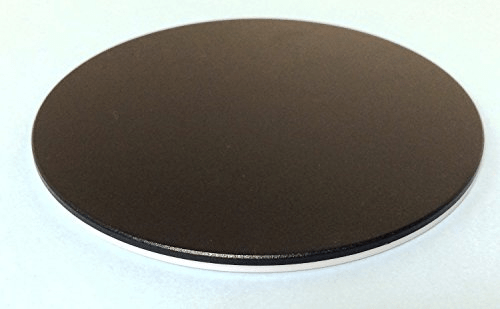 Benz Microscope Black & White Stage Plate, 120mm, Plastic - Benz Microscope Optics CenterBZ120Microscope Stage Plate