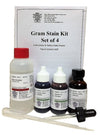 Benz Microscope Gram Stain Kit, Set of 4, Bibulous Paper Laboratory_Stains and Chemicals Made in USA Chemicals SKU BZ0221KIT