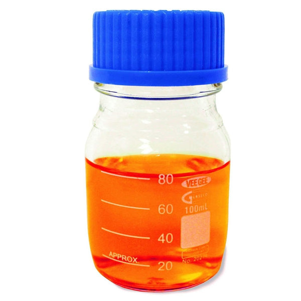 Borosilicate Glass Media Bottle, 100 mLLabwareLaboratory Supplies_GlasswareVGM - 100