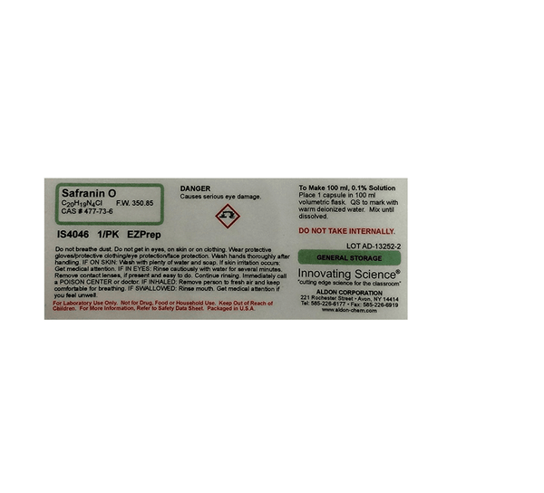 EZPrep Slide Stain Capsule, yld 100 mlStains and ChemicalsLaboratory_Stains and ChemicalsMade in USAAC4046