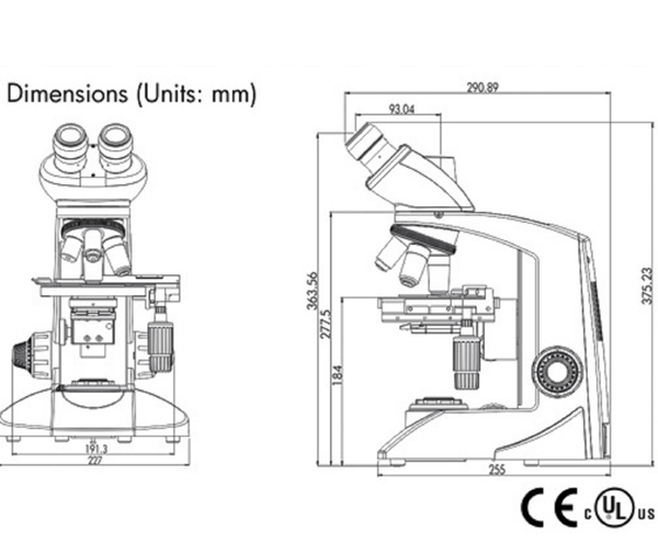 Labomed CxL Trinocular Series Microcopes (#9135007, 9135012)MicroscopesMicroscopes_CompoundMicroscopes_Labomed9135012