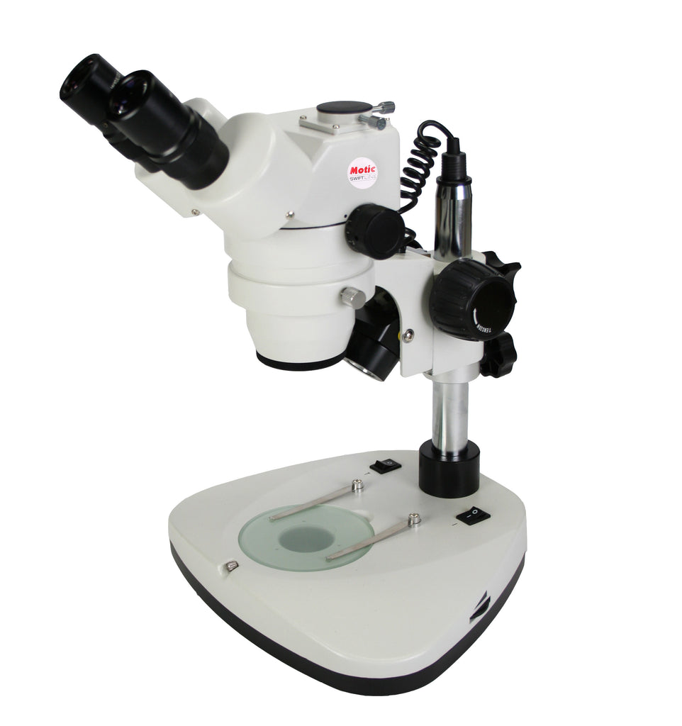 Swift M29TZ-SM99CL Series Trinocular Stereo Zoom Microscope, 1X