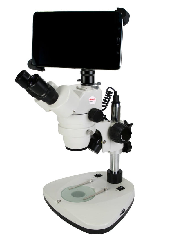 Motic SwiftLine StereoZoom, 1X-4X, Digital Series Microscopes_Motic Swiftline Microscopes_StereoM30TZ - SM99CL - BTI2 Tablet