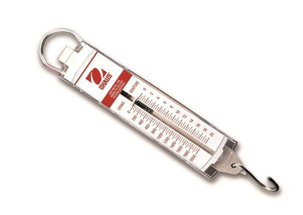 Ohaus Spring Scale, Grams, Ounces, Red FaceplateSpring ScalesInstructional_Physical SciencesSubject_MeasurementOH8001 - MN