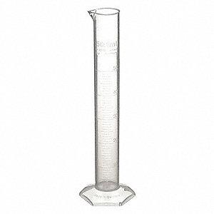 PMP Graduated Cylinder, 25ml and 50ml, Hexagon Base (A1018)Laboratory SuppliesLaboratory Supplies_PlasticwareA1018