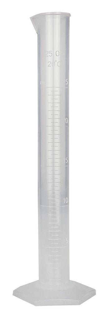 Polypropylene Graduated Cylinder with Hex Base, 100ml (#H2024)Laboratory SuppliesLaboratory Supplies_PlasticwareH2024