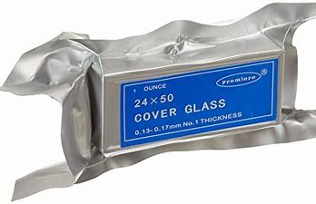 Premiere Glass Cover Slips, 18 or 22 mm, No.1 or No.2 Thickness. Laboratory Supplies_Slides and Accessories SKU 2070P, 2071P
