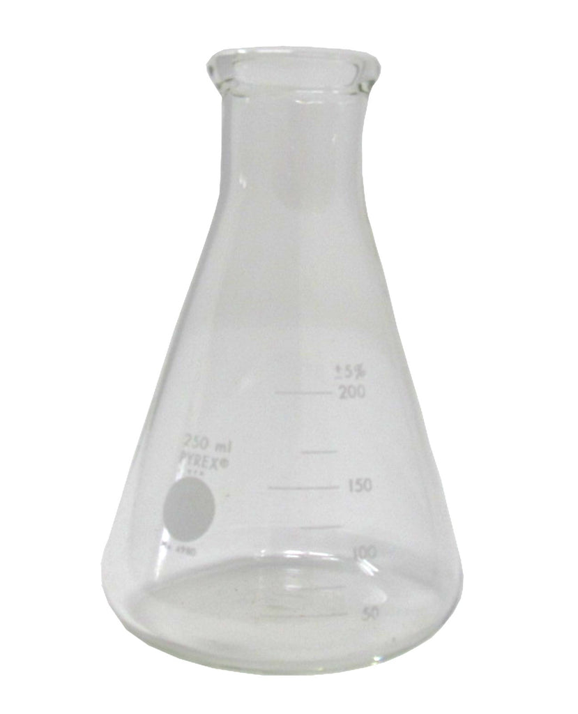 Borosilicate Glass Erlenmeyer Flask, 250mL