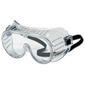 Safety Impact Goggles, Standard Size, Elastic Strap, Clear Lens, Perforated Frame E896 - Benz Microscope Optics Center