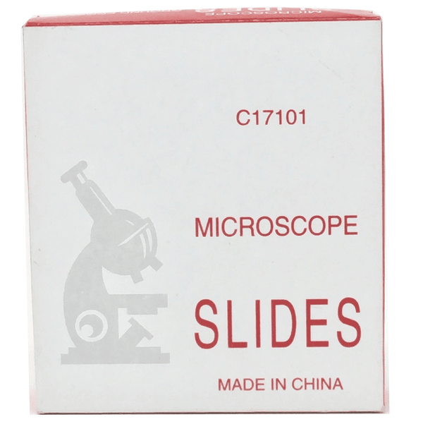 Standard Glass Microscope Slides, 3"x1" Plain Laboratory Supplies_Consumables_Slides and Accessories box view SKU 2010