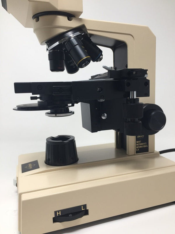 Swift M3304DP Advanced Binocular Microscope, Reconditioned - Benz Microscope Optics Center - U-M3305DP - Used - base