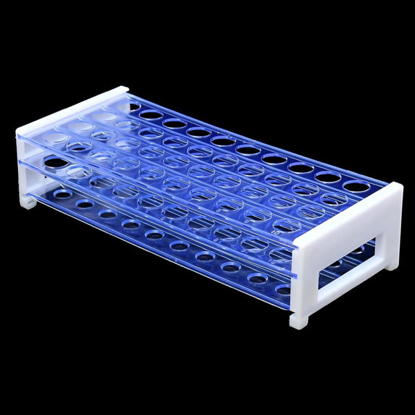 Translucent Test Tube Rack, 40 Tube Capacity, Pipettes to 18mm diameter A8044 - Benz Microscope Optics Center - Black BG