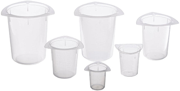 Tri - Pour Beakers, Translucent White Polypropyleneplastic beakersChemistryLaboratory Supplies_ChemistryH300