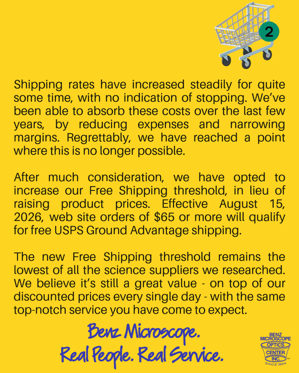 Free Shipping on web orders of $65 or more!