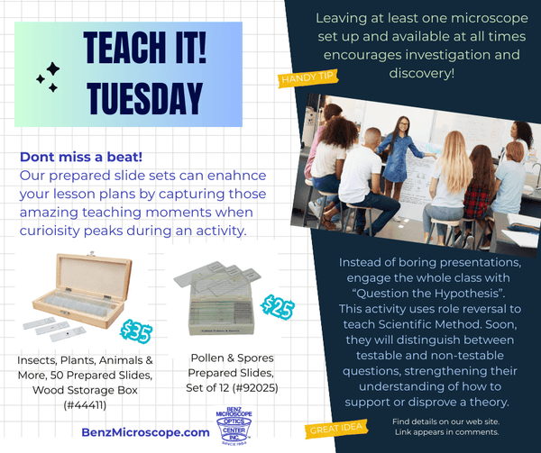 Introducing Teach it! Tuesdays - Benz Microscope Optics Center