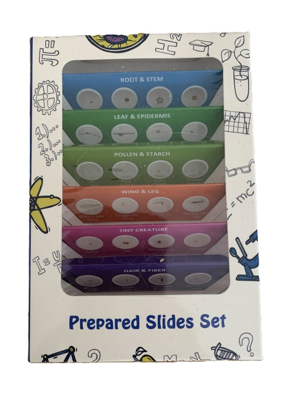 24 Specimen Slide Assortment in 6 Categories, for Biology EducationPrepared SlidesInstructional_EntomologyInstructional_Life Sciences