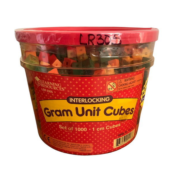 Learning Resources Centimeter and Gram Unit Cubes