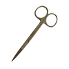 Student Microscopic Scissors, 4.5"L, Stainless Steel, Staight, Sharp Tips, back view