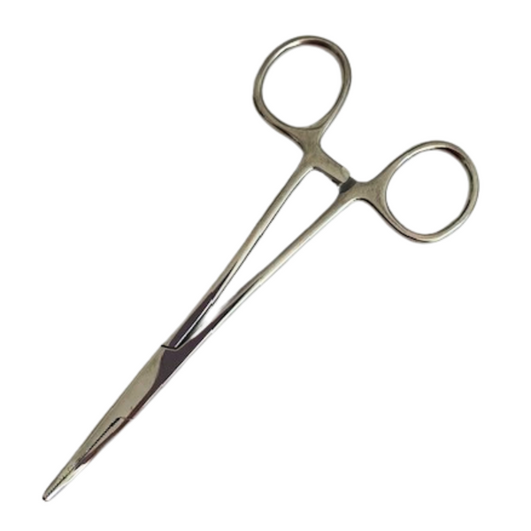 Kelly Forceps, 5" Curved, Polished Stainless Steel