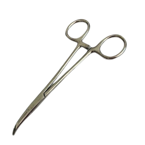 Kelly Forceps, 5" Curved, Polished Stainless Steel