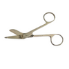 Lister Bandage Scissors by Hamilton Bell, 4-5/8" L, Polished Stainless Steel