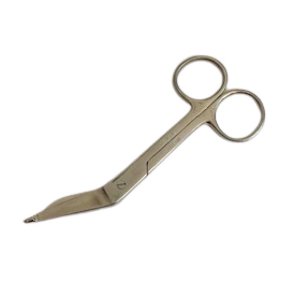 Lister Bandage Scissors by Hamilton Bell, 4-5/8" L, Polished Stainless Steel