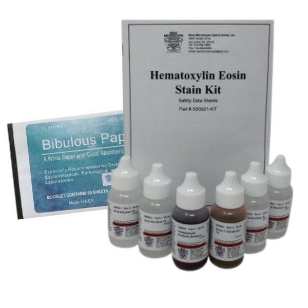 Benz Microscope H&E Stain Kit, Hematoxylin (Ehrlichs) Eosin