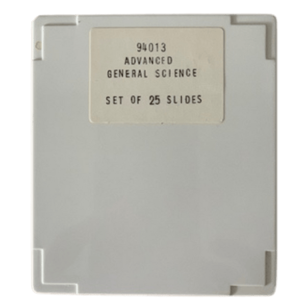Advanced General Science Slide Set, 25 Prepared Slide in Plastic CasePrepared SlidesInstructional_Life SciencesMade in USA94013