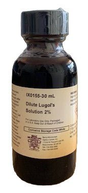 Benz Microscope Lugols Dilute Iodine 2% Solution for Scientific EducationStains and ChemicalsLaboratory_Stains and ChemicalsMade in USABZ0155-500