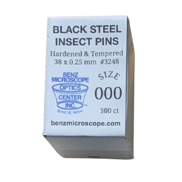 Benz Microscope Premium Black Enameled Insect Pins, Box of 1,000Science & LaboratoryInstructional_EntomologyLaboratory Supplies_Entomology3248B
