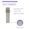 Clear Plastic Storage Vials with Caps, 2ml CapacityVials and ContainersLaboratory Supplies_ConsumablesLaboratory Supplies_PlasticwareUS106B-10