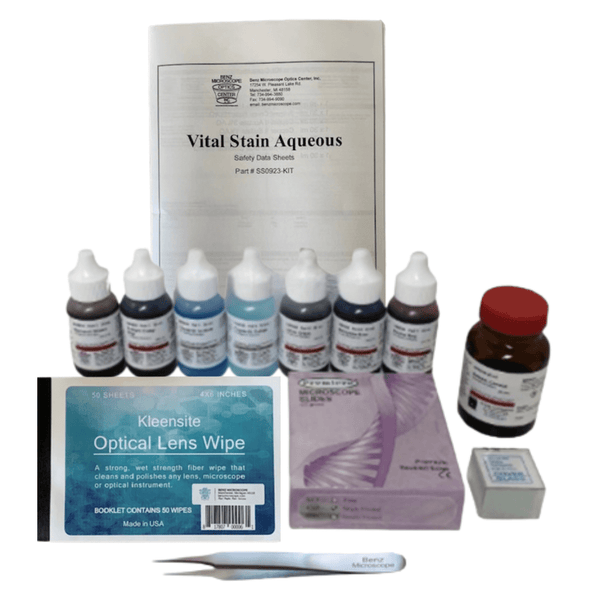 Complete Slide Making Kit with Slides, Stains, Mounting Media & MoreStains and ChemicalsLaboratory Supplies_Slides and AccessoriesLaboratory_Stains and ChemicalsBZ0900