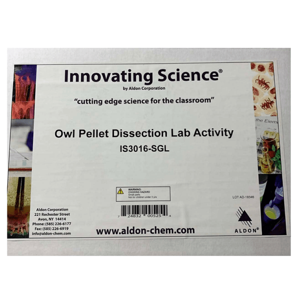 Deluxe Owl Pellet Dissection Lab Activity for Small GroupsOwl PelletsInstructional_Life SciencesIS3016-SGL